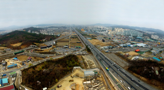 경기용인 플랫폼시티 사업 대상지 부지 전경/사진제공=용인특례시